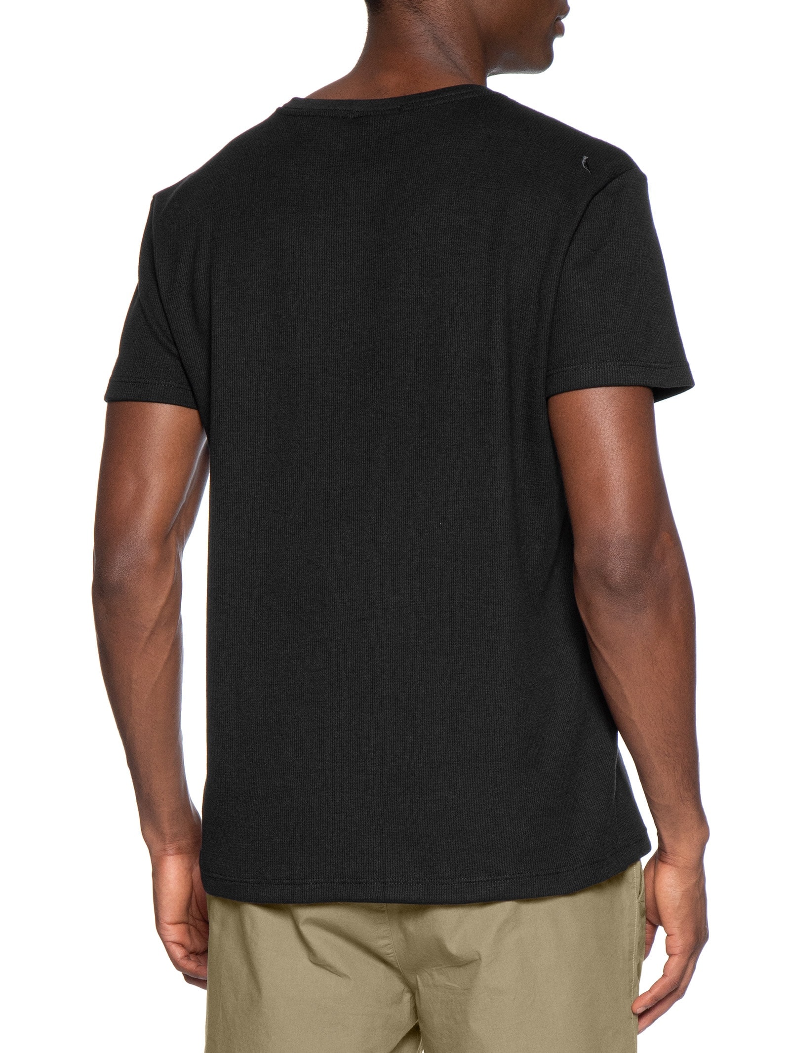 Camiseta Masculina Waffle Preto Reserva