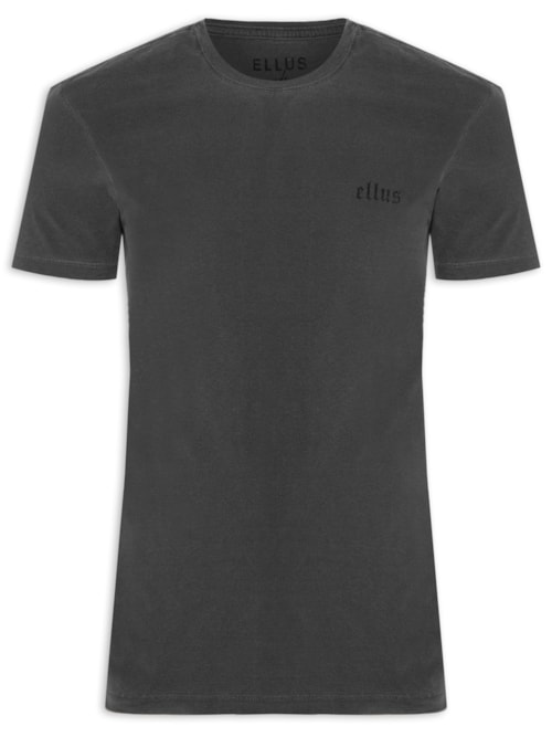 Camiseta Masculina Washed Gothic Classic - Cinza