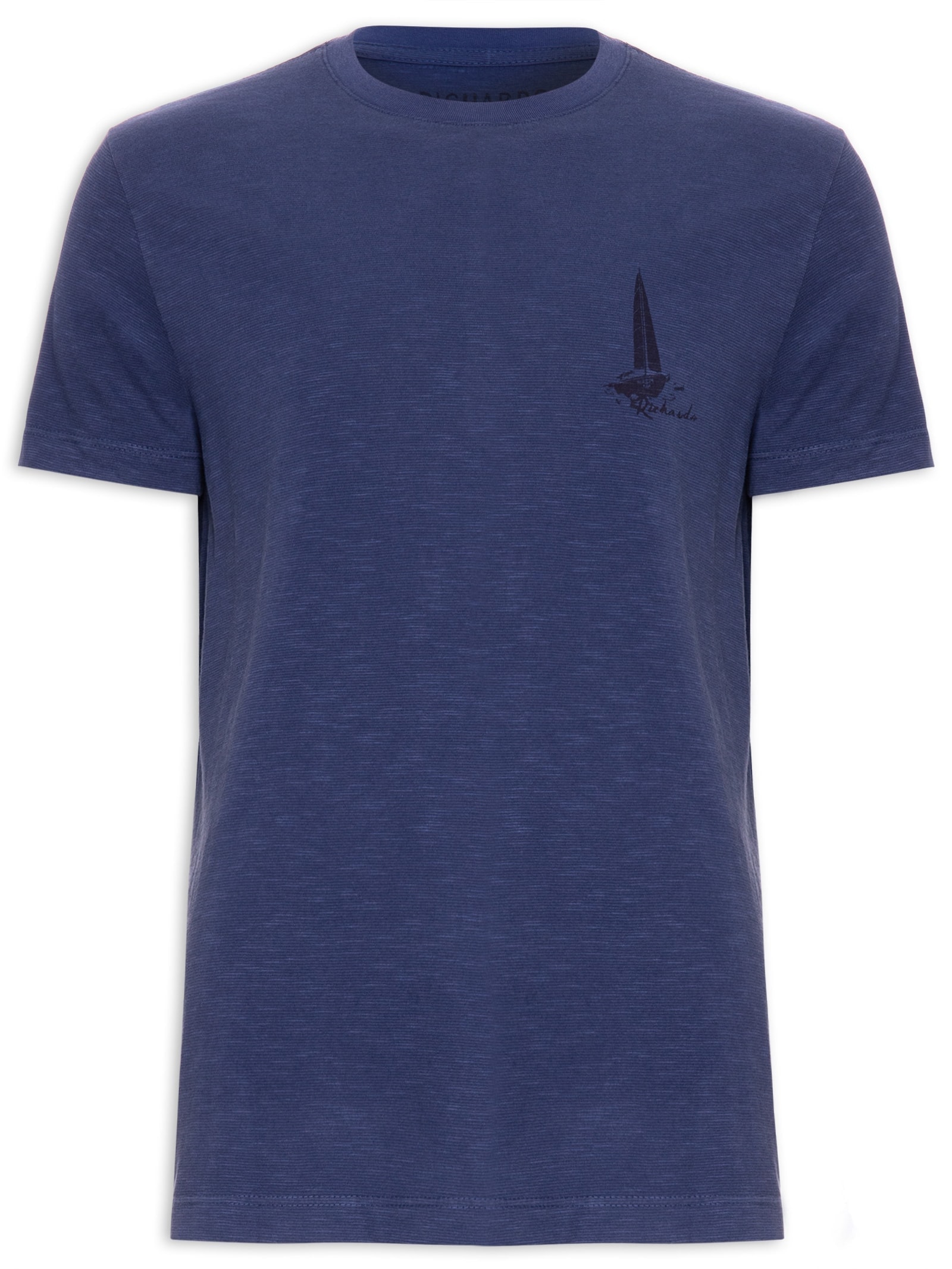 Camiseta Masculina Washed Thaiti Surf Azul Richards