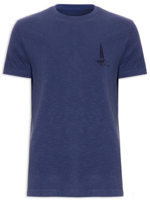 Camiseta Masculina Washed Thaiti Surf – Azul