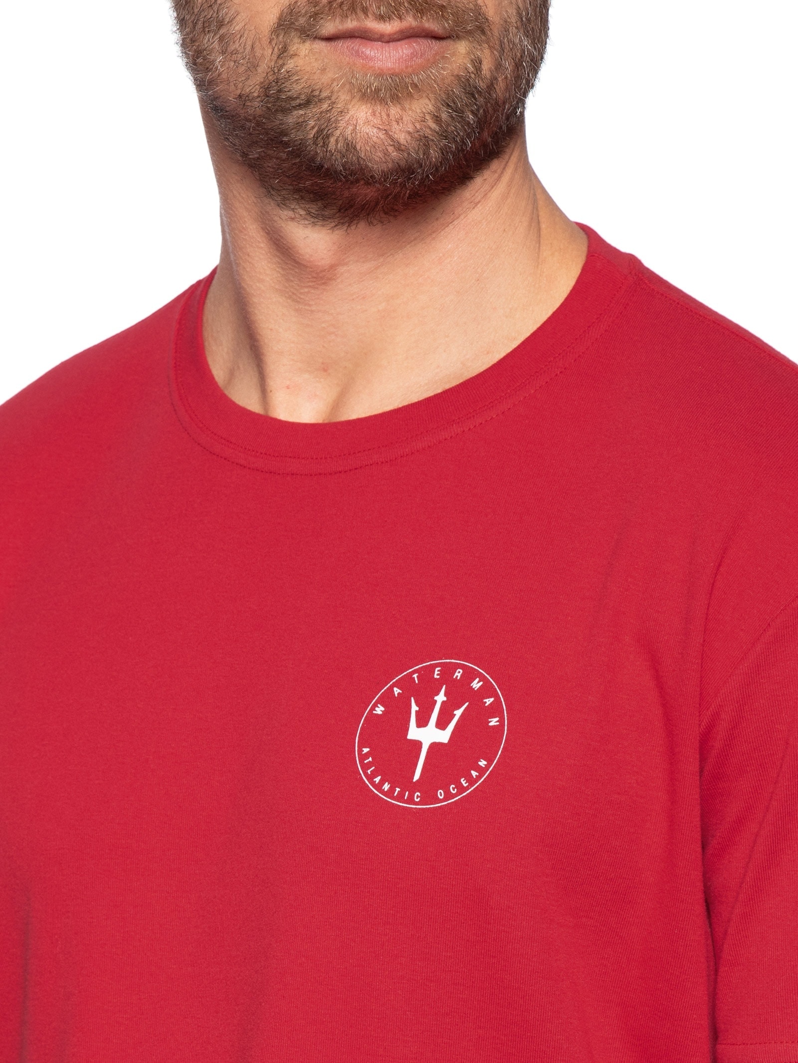 Camiseta Masculina Waterman Vermelho Osklen