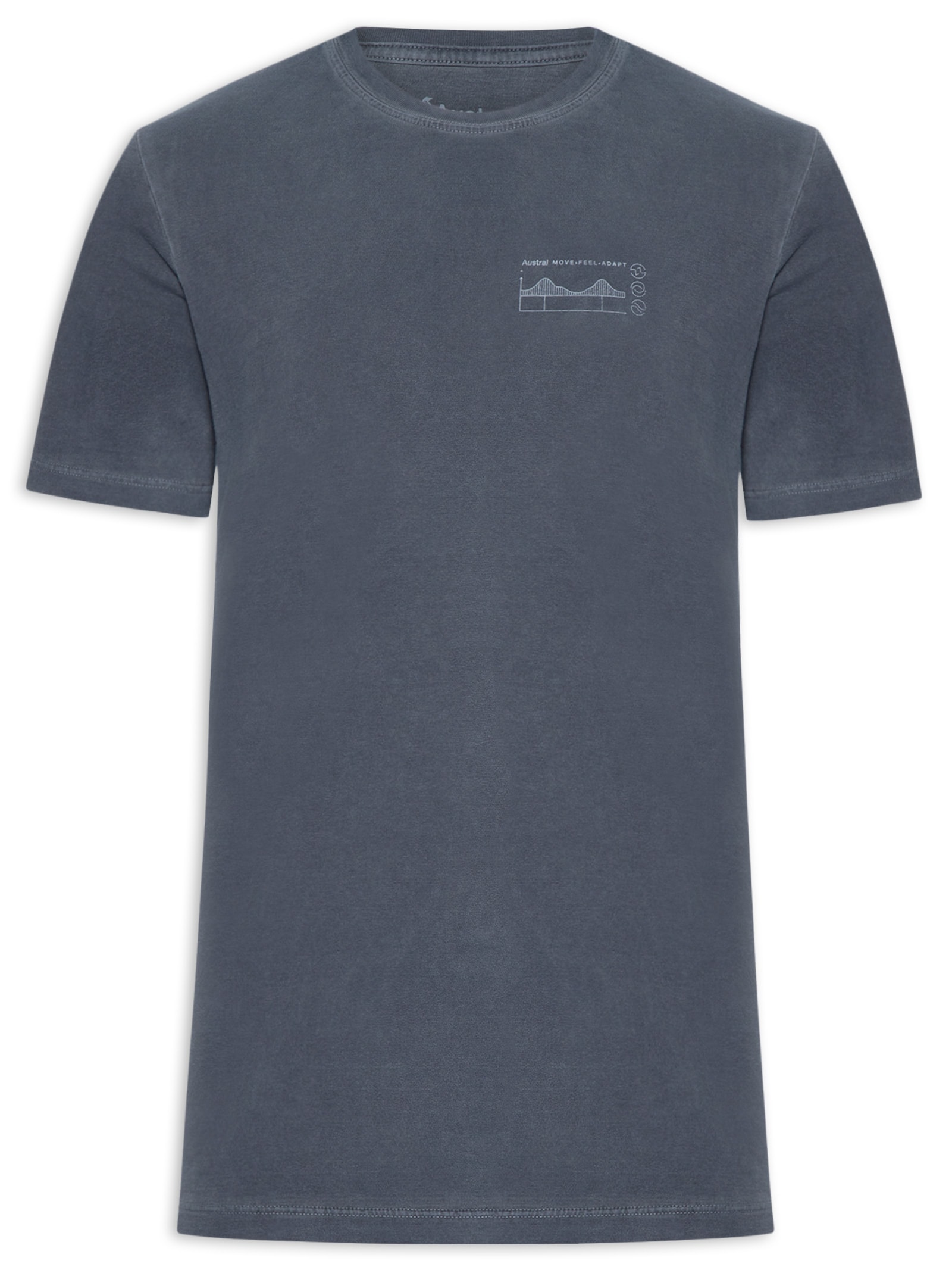 Camiseta Masculina Way II Azul Austral