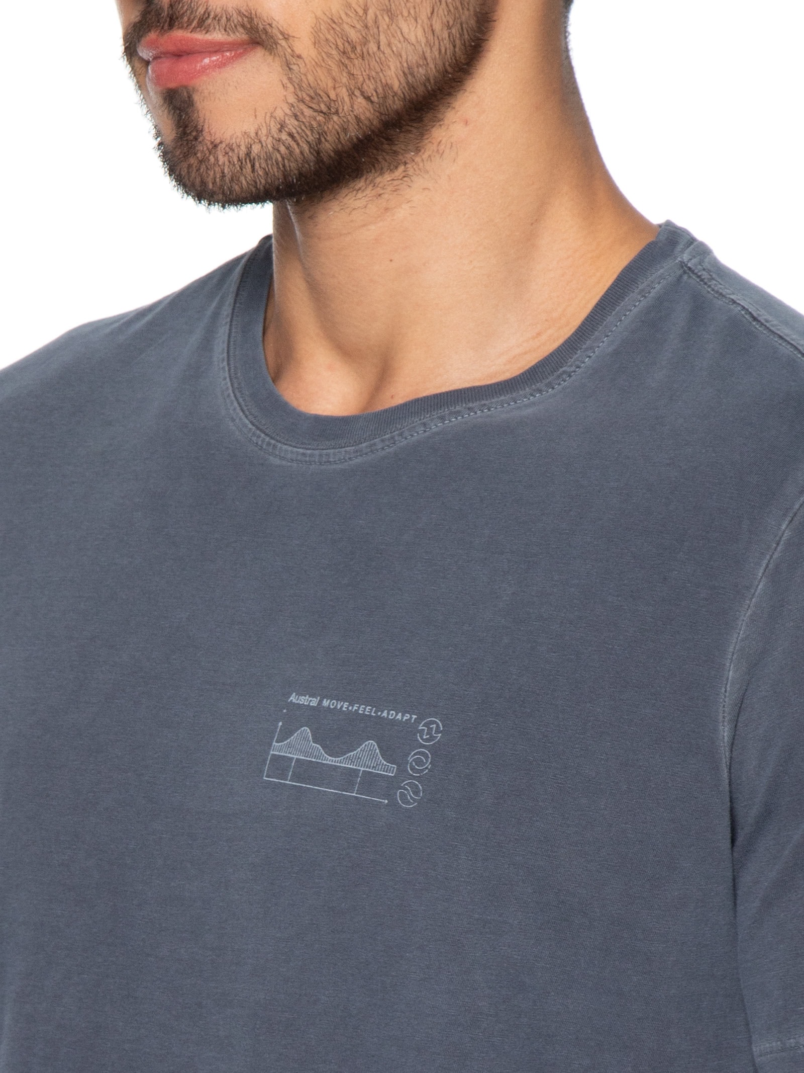 Camiseta Masculina Way II Azul Austral