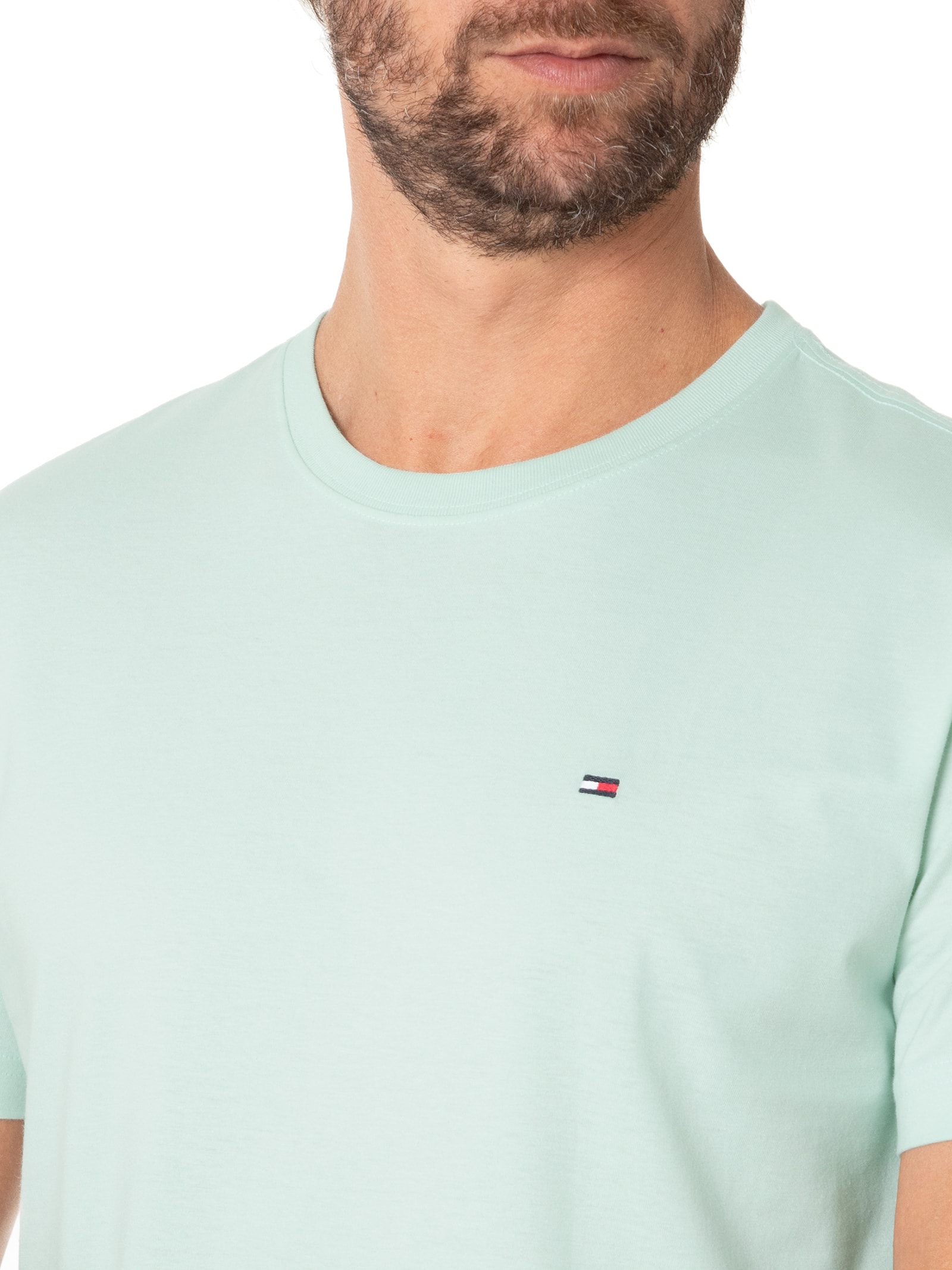 Camiseta Masculina WCC Essential Contton Tee Verde Tommy Hilfiger