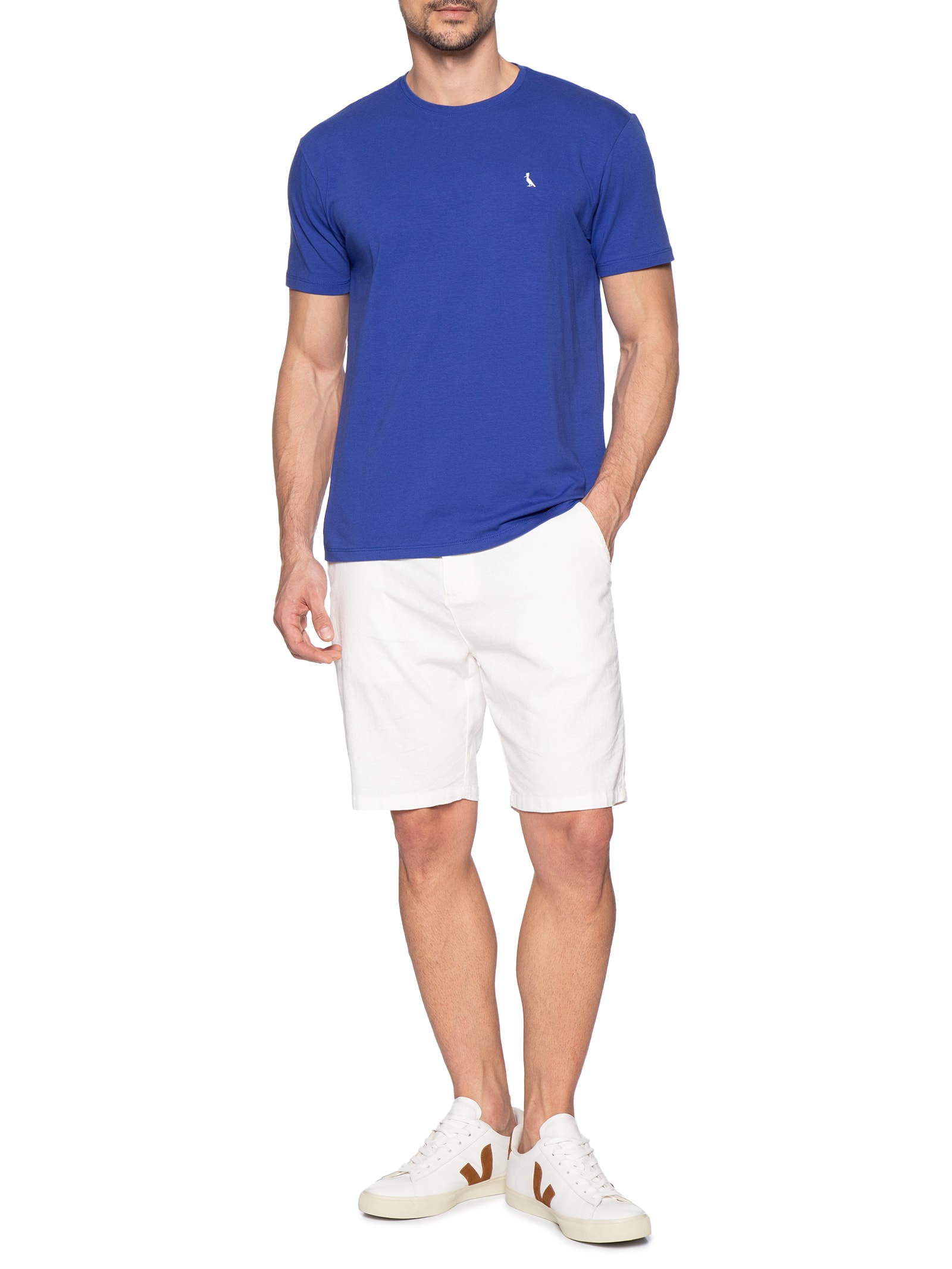 Camiseta Masculina White Bird Co Azul Reserva
