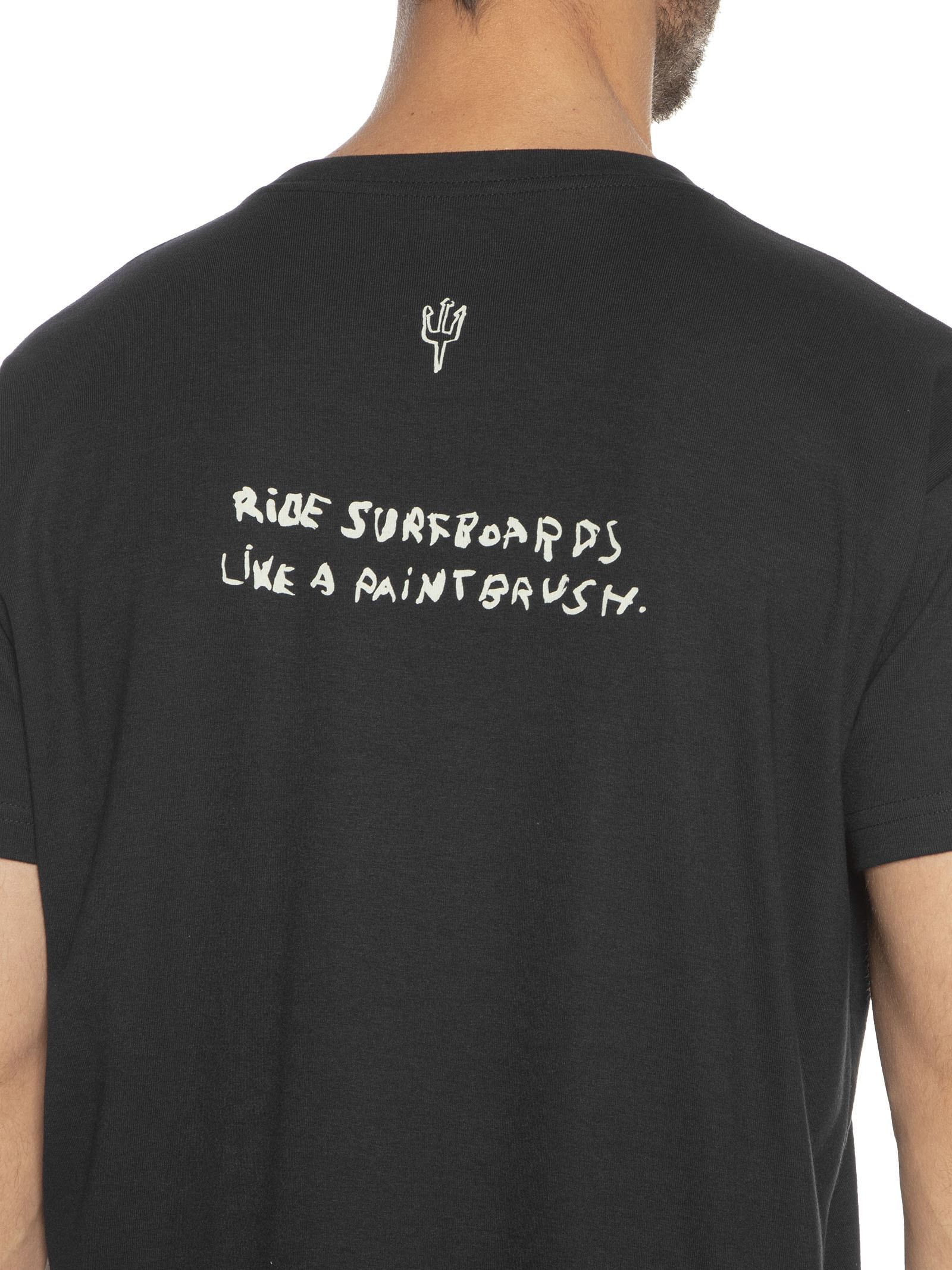 Camiseta Masculina White Canvas Preto Osklen