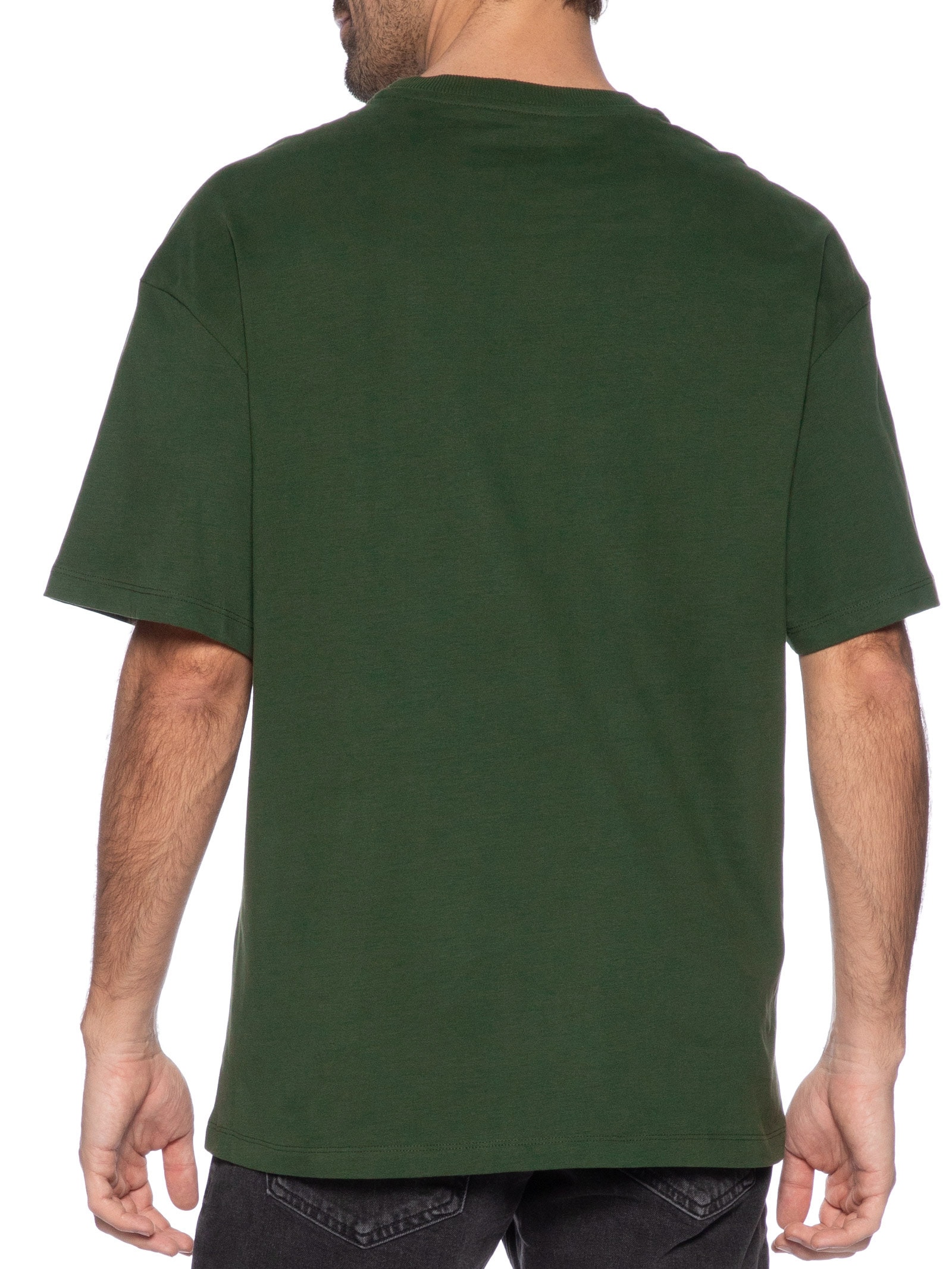 Camiseta Masculina Wide Fit Estampada Verde Jack & Jones