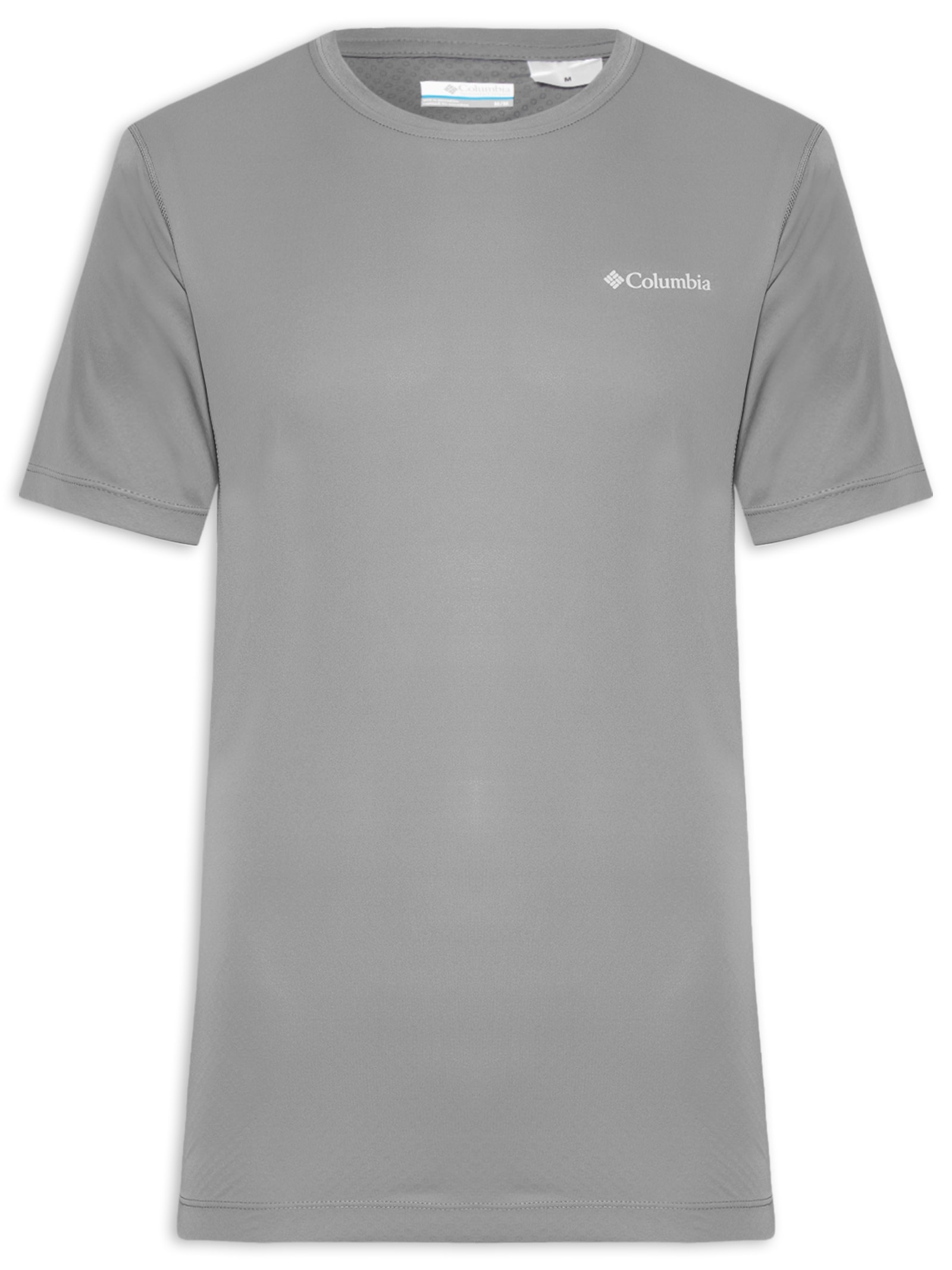 Camiseta Masculina Zero Rules Light FPS 50 Cinza Columbia