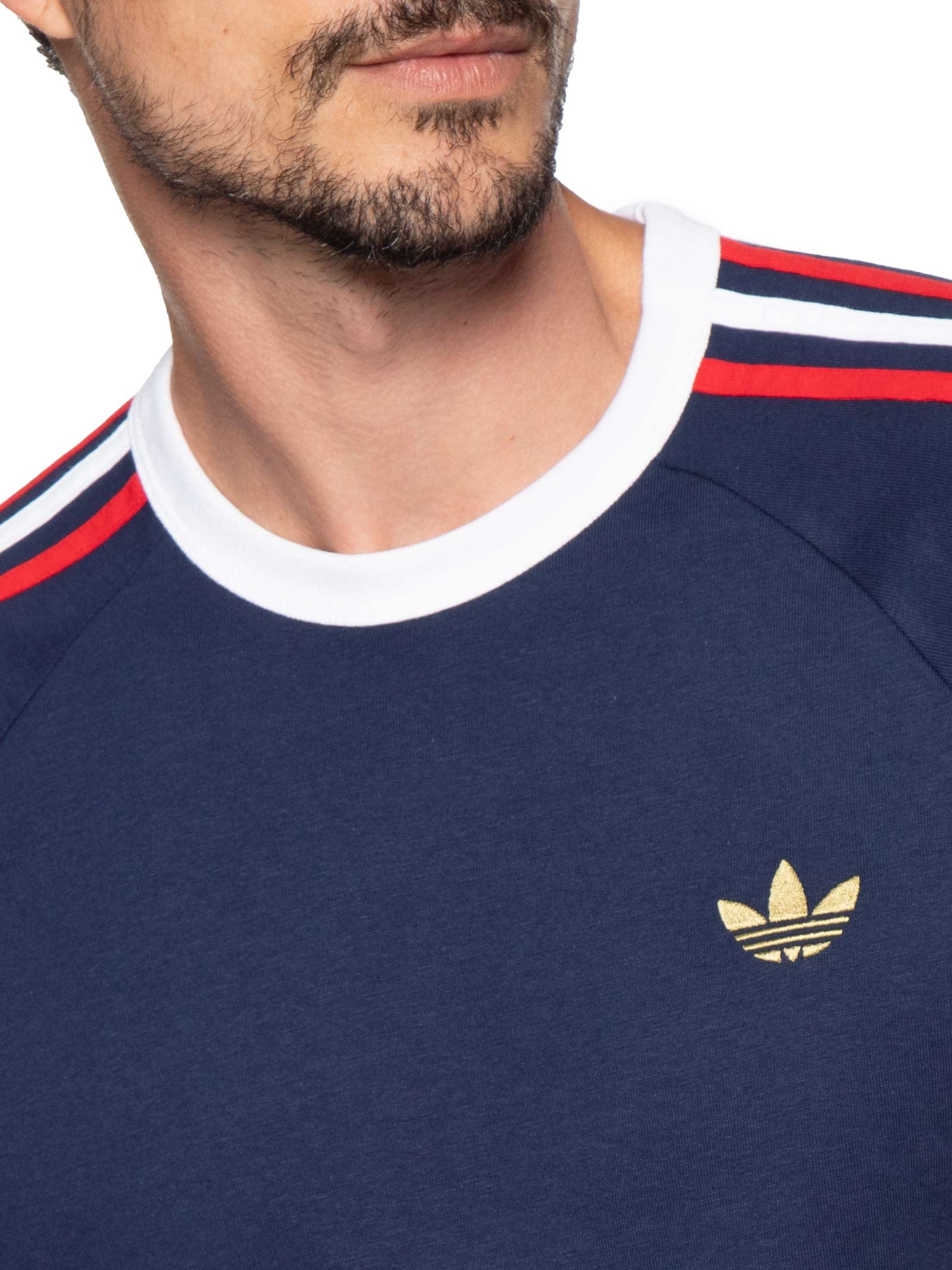 Camiseta Masculino  3s tee Azul Adidas Originals