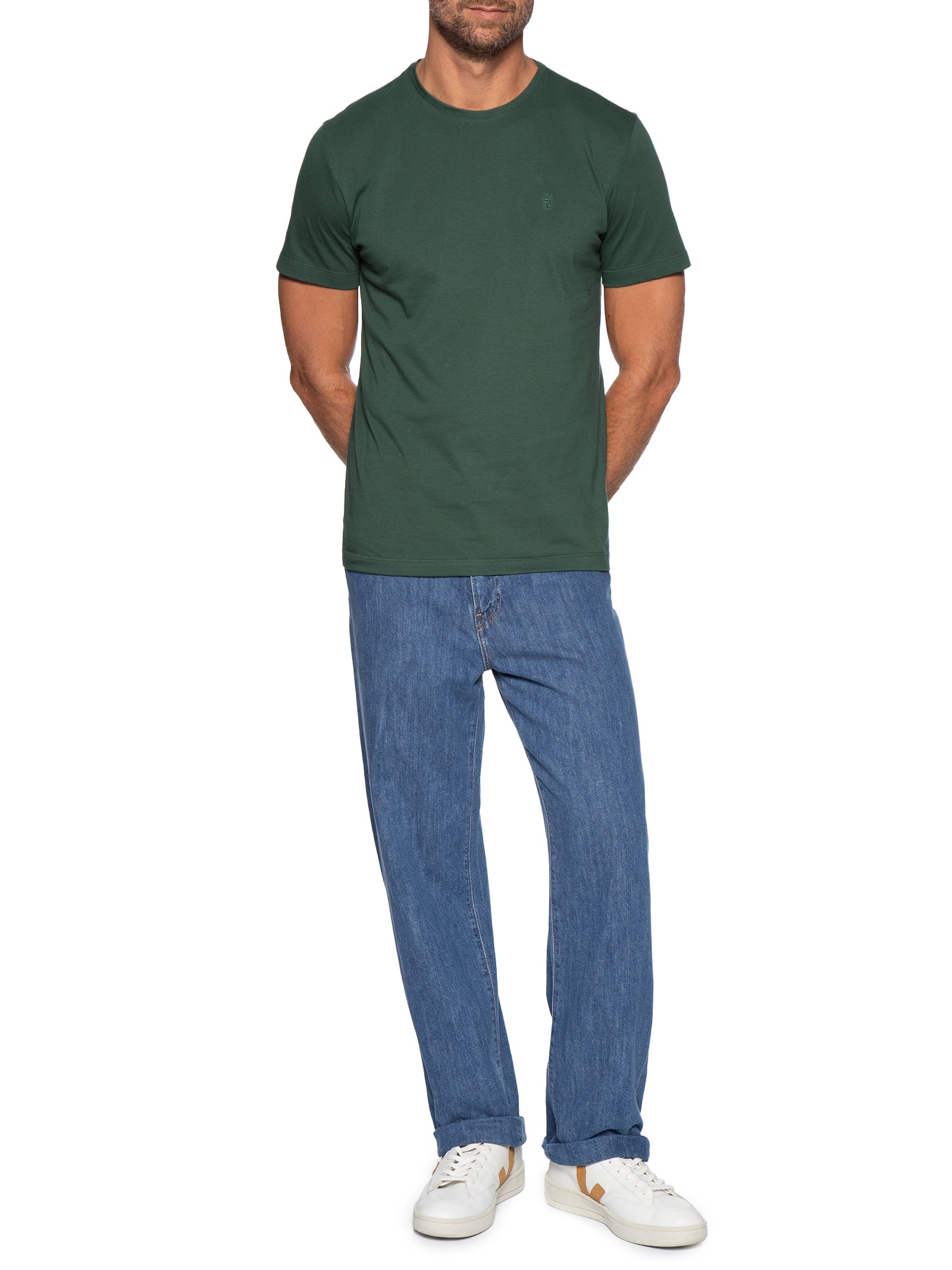 Camiseta Masculino estampada Back To Nineties Verde Sergio K