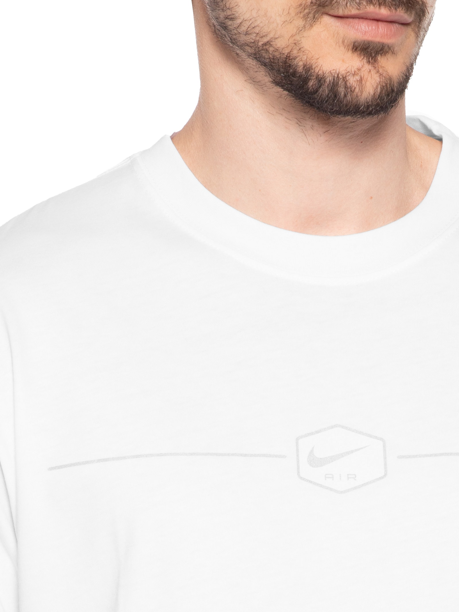 Camiseta Masculino Nsw Tee M90 Fw Mbr Cnct 2 Branco Nike