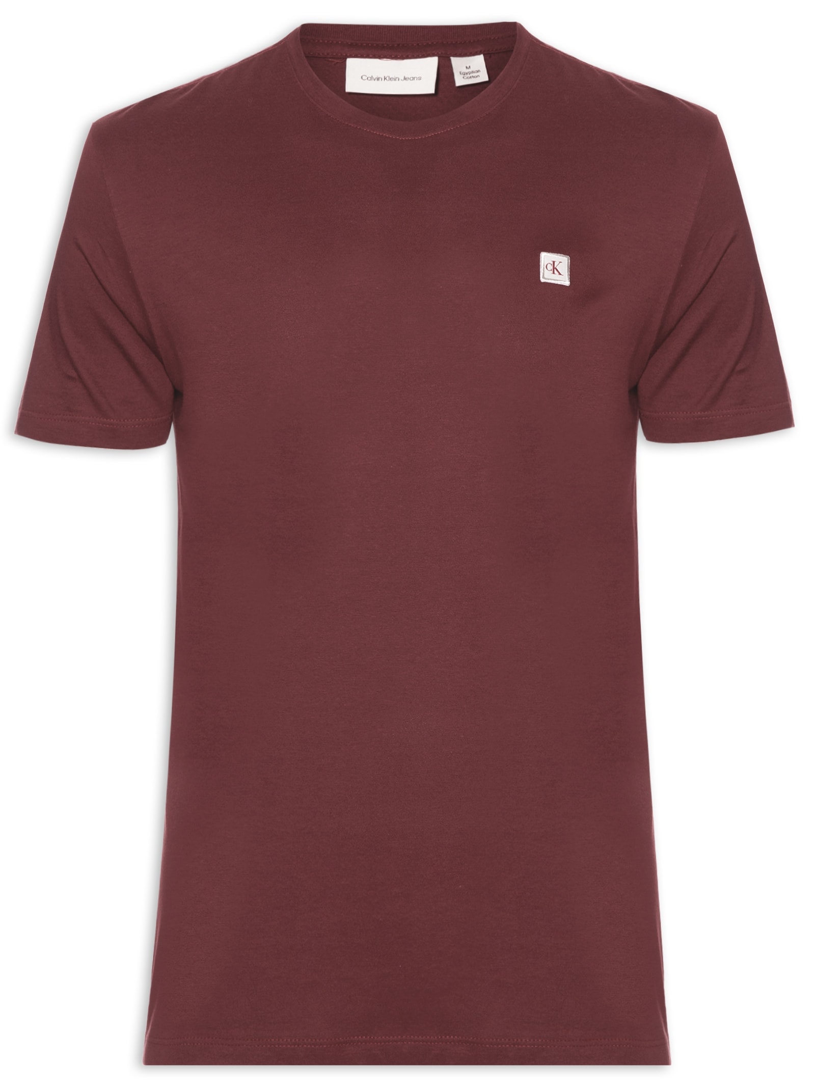 Camiseta Masculino Patch Vermelho Calvin Klein Jeans