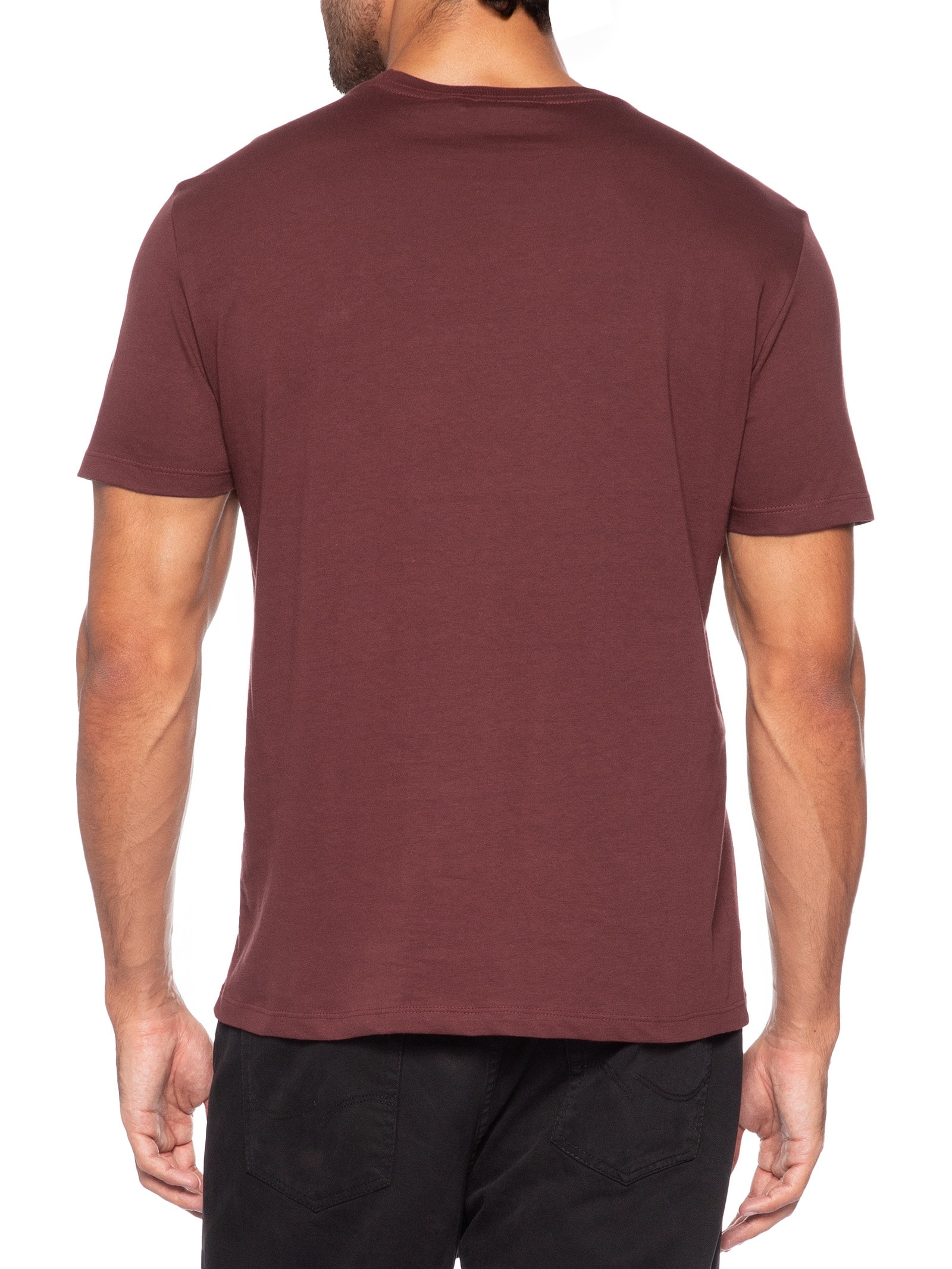 Camiseta Masculino Patch Vermelho Calvin Klein Jeans