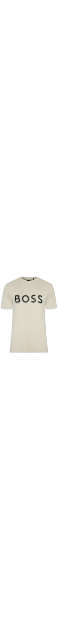 Camiseta Masculna Logo - Bege