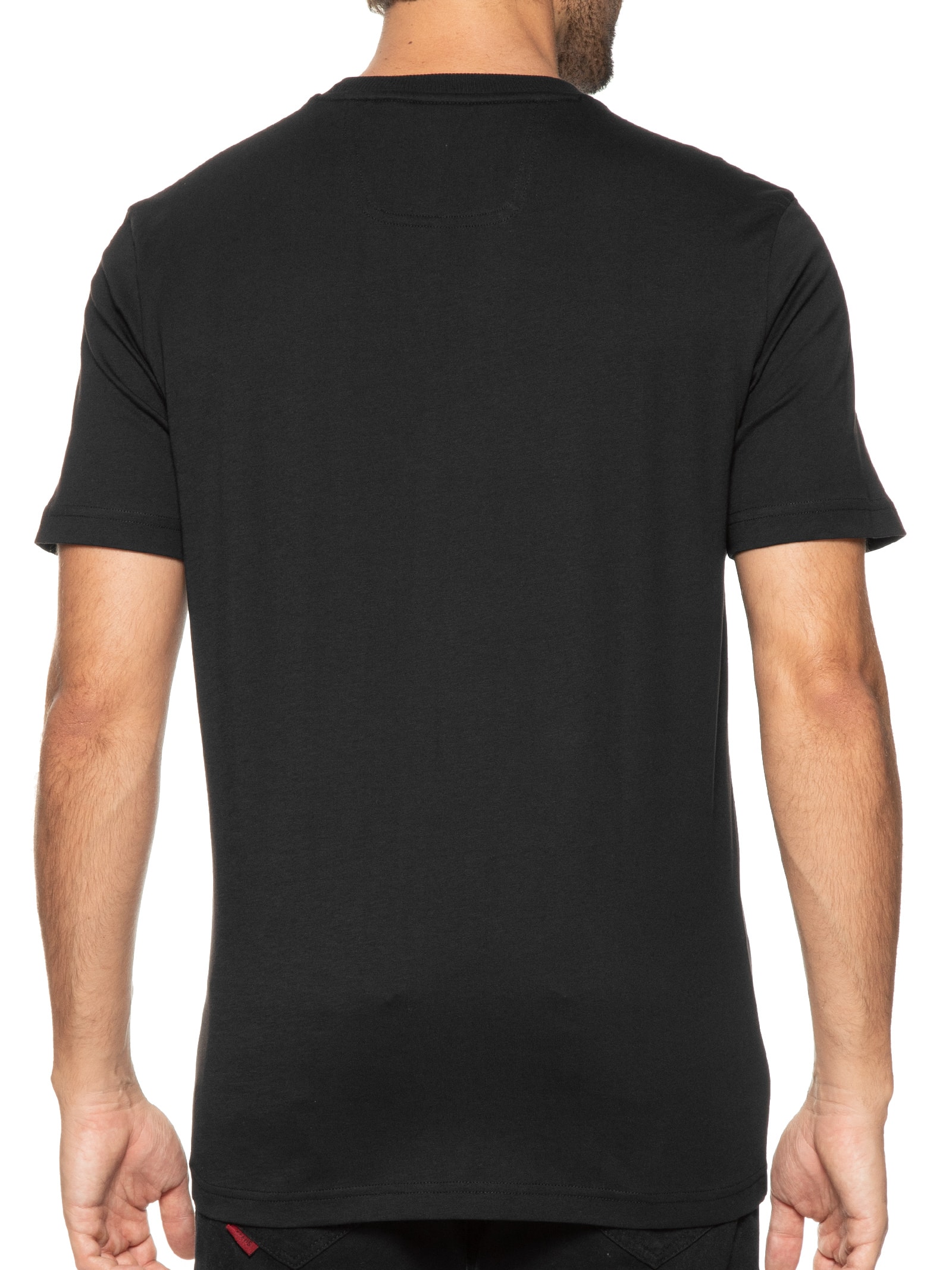 Camiseta Masculna Logo Preto Boss