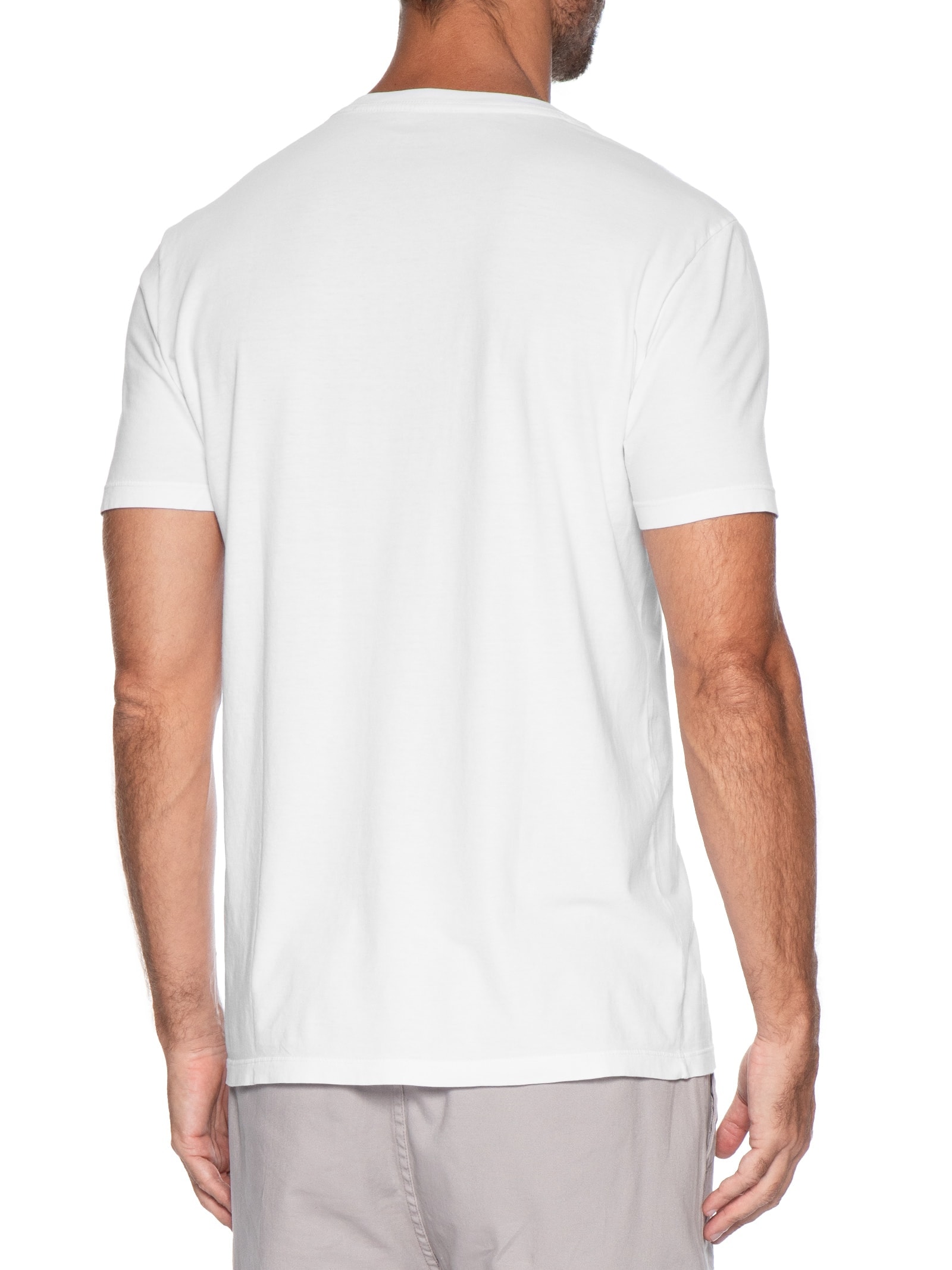 Camiseta MC CKJ Masculino Re Issue Branco Calvin Klein Jeans