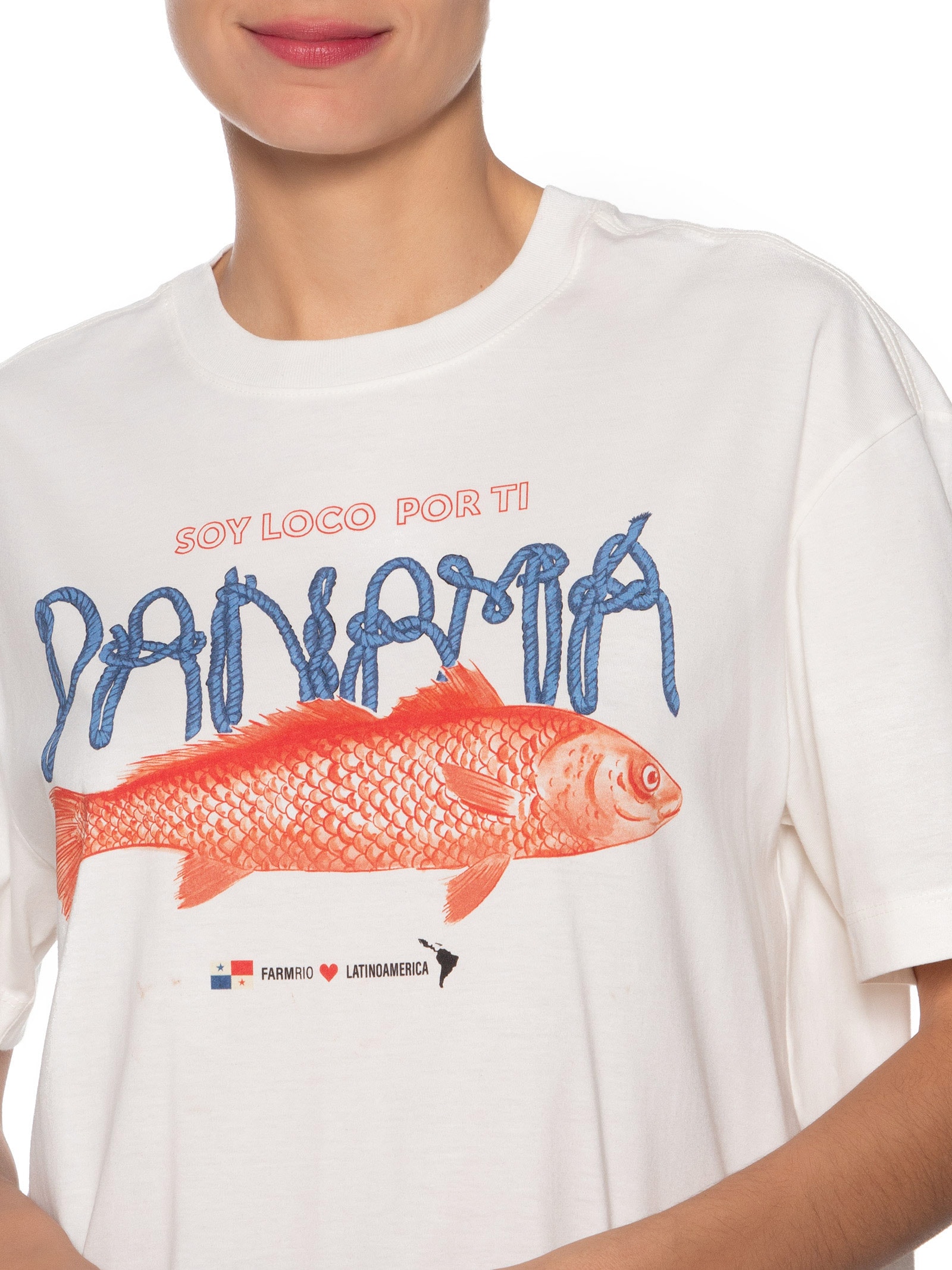Camiseta Média Soy Panamá Branco Farm