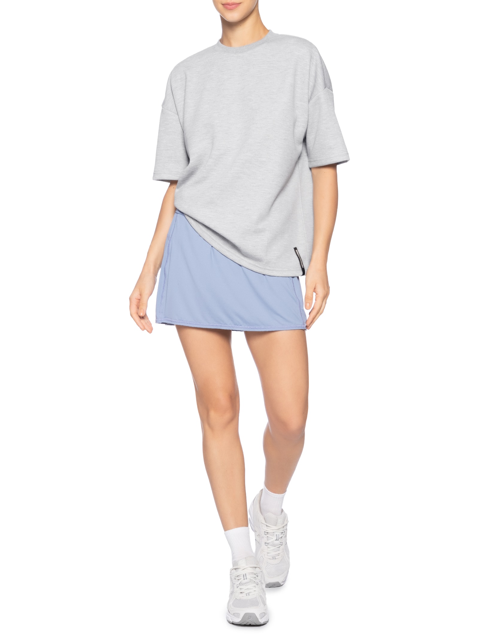 Camiseta MM Feminina Cinza Hering Sports + Francesca