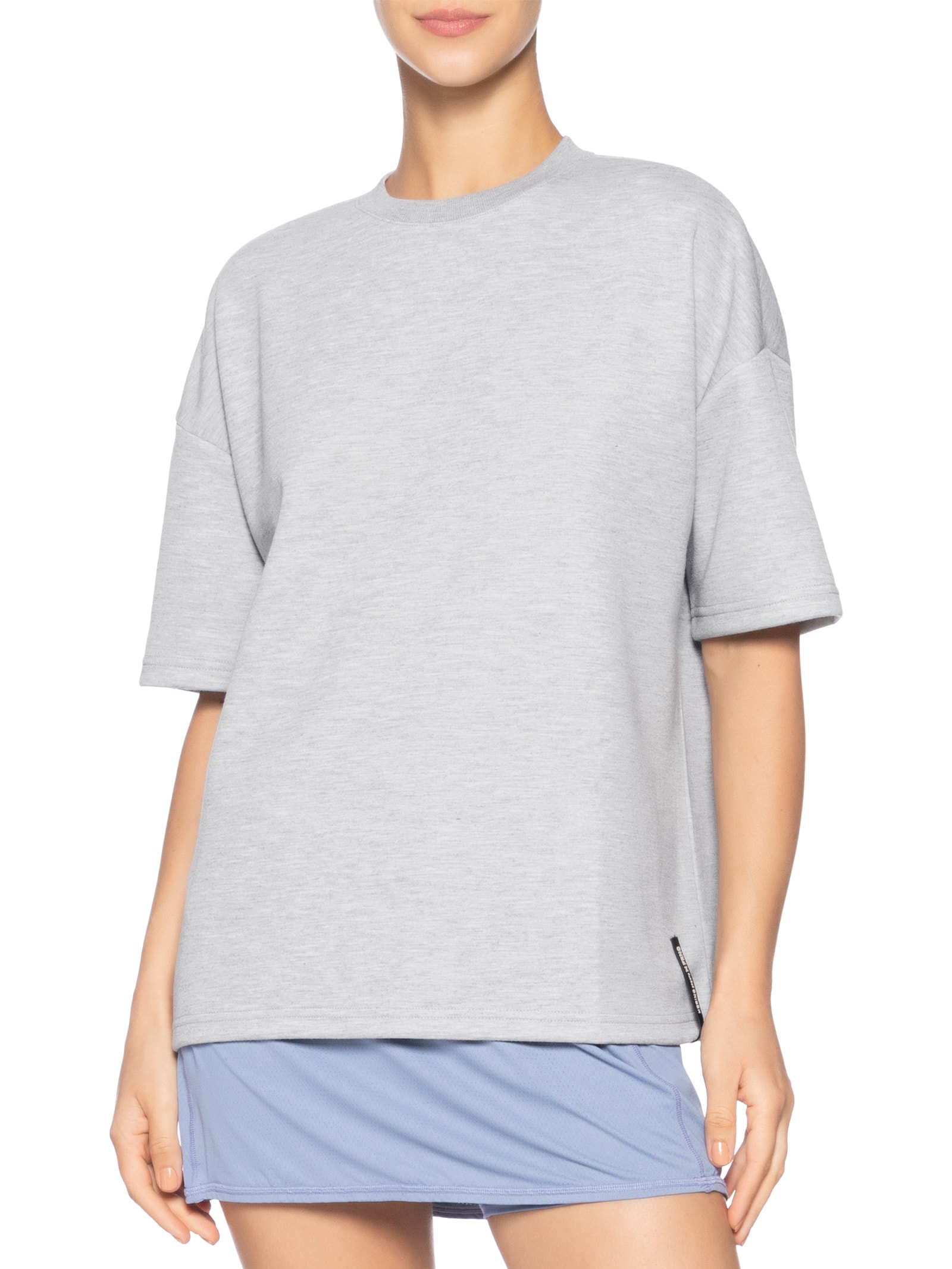 Camiseta MM Feminina Cinza Hering Sports + Francesca
