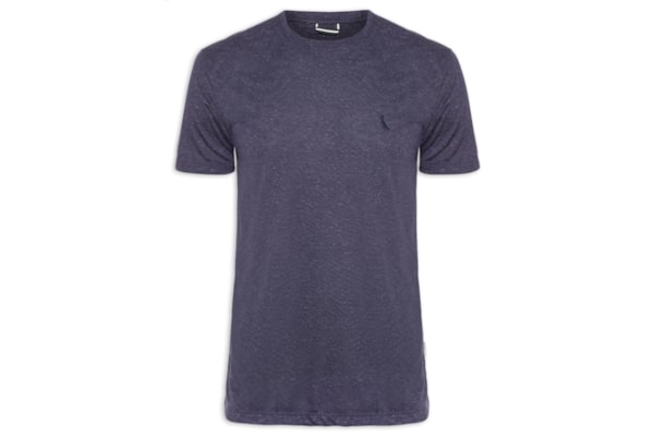 Camiseta New Linho - Azul