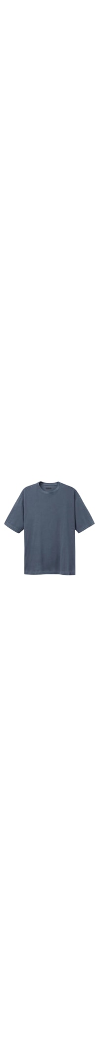 Camiseta Over Washed Collection - Azul