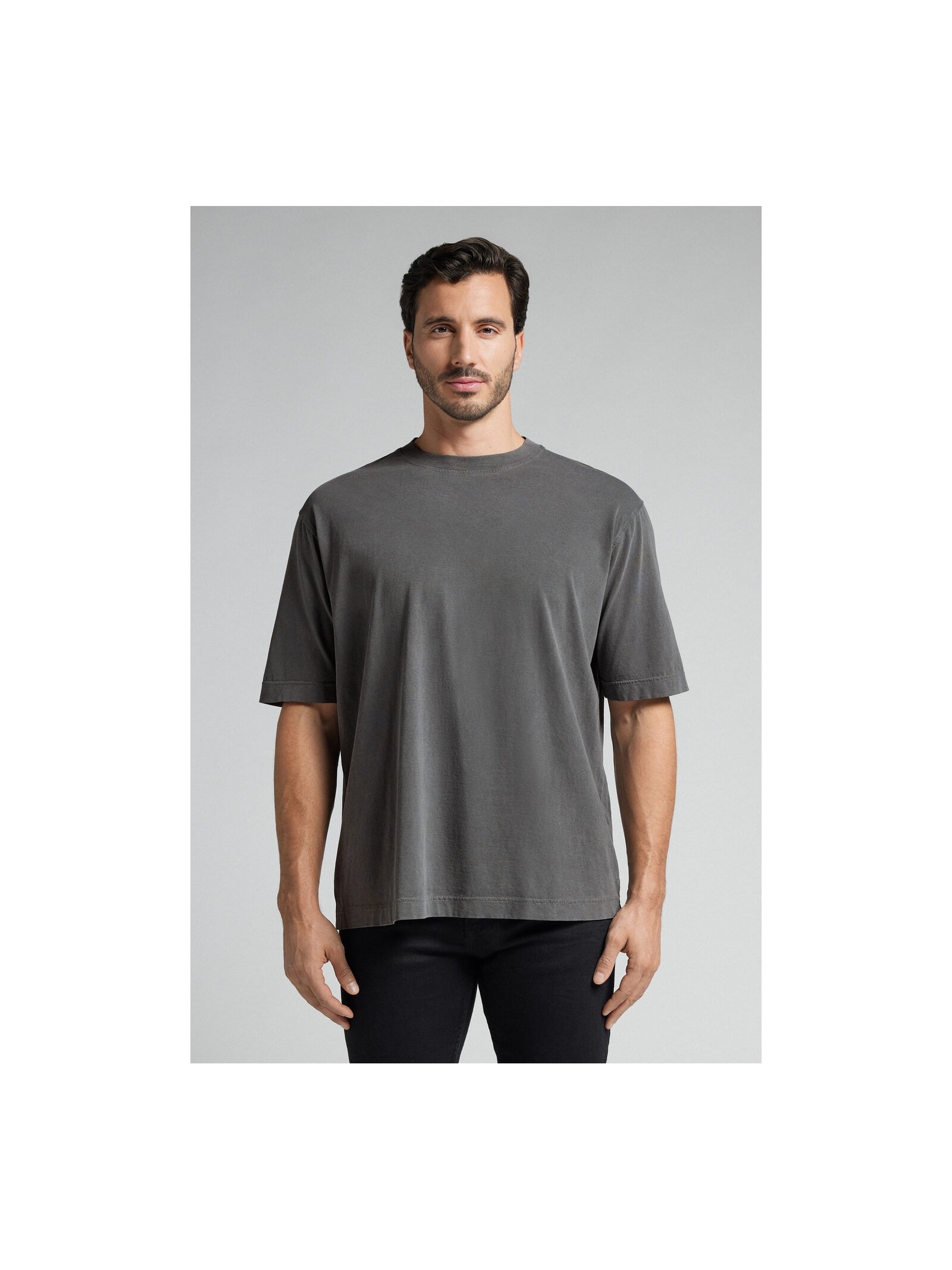 Camiseta Over Washed Collection Preto Intimissimi