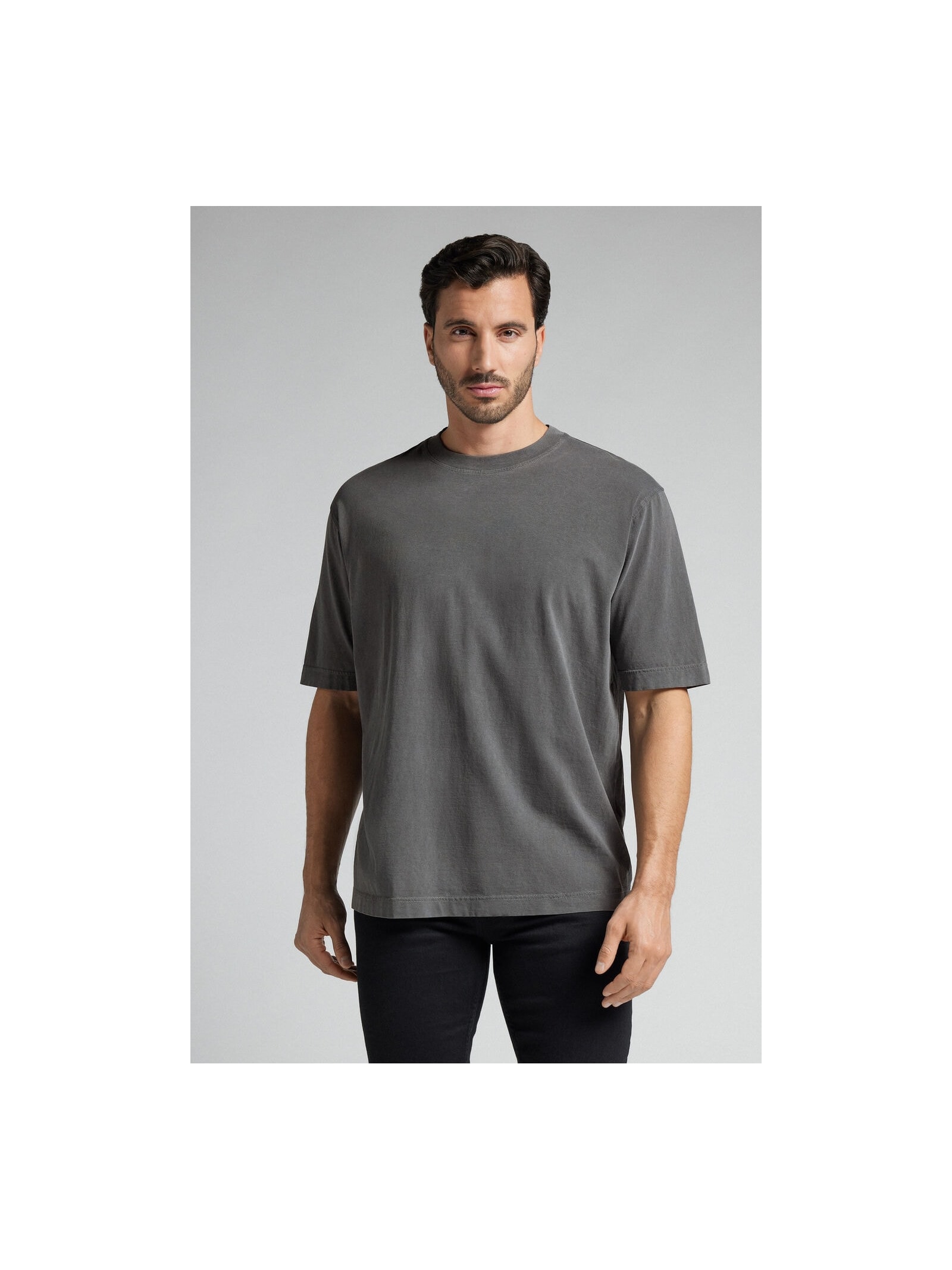 Camiseta Over Washed Collection Preto Intimissimi