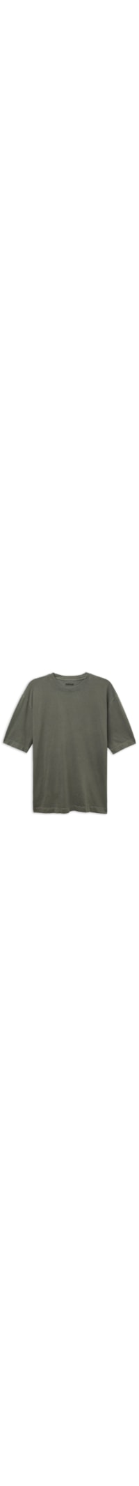 Camiseta Over Washed Collection - Verde
