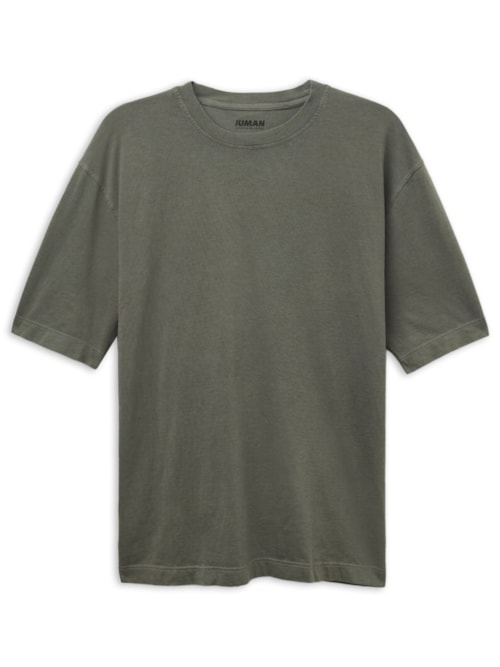 Camiseta Over Washed Collection – Verde
