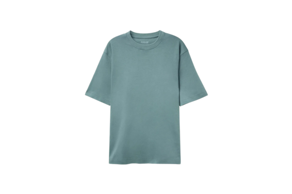 Camiseta Oversized Interlock Em Algodão - Verde
