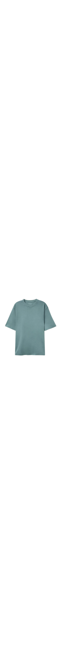 Camiseta Oversized Interlock Em Algodão - Verde