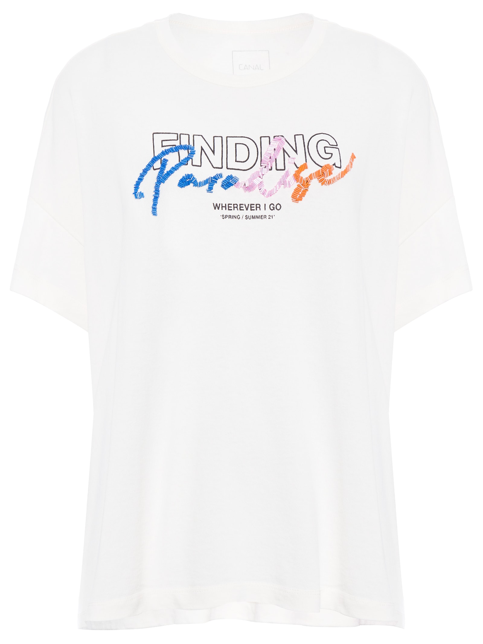 Camiseta PARADISE OFF WHITE Canal