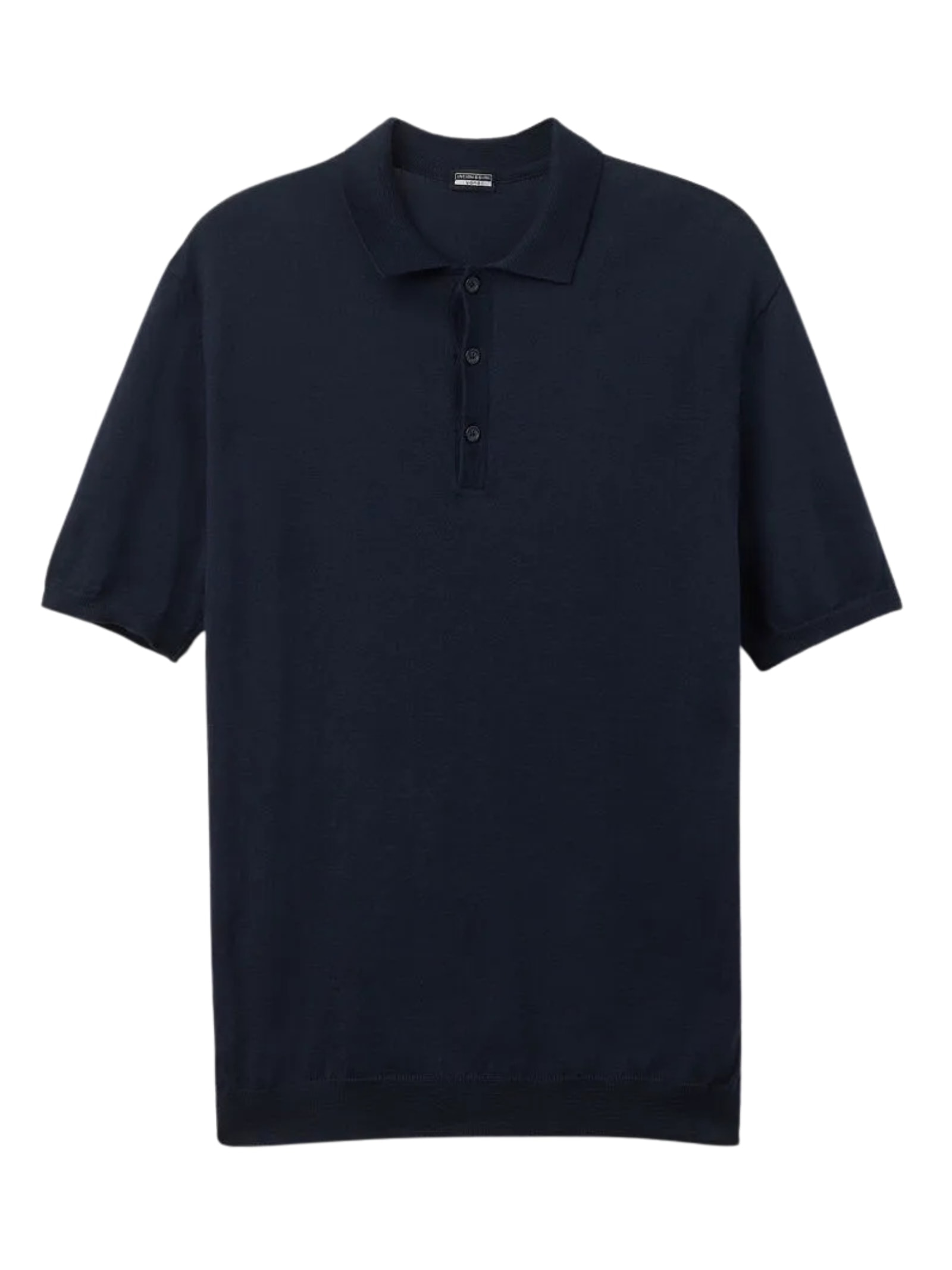 Camiseta Polo Em Algodão Azul Intimissimi