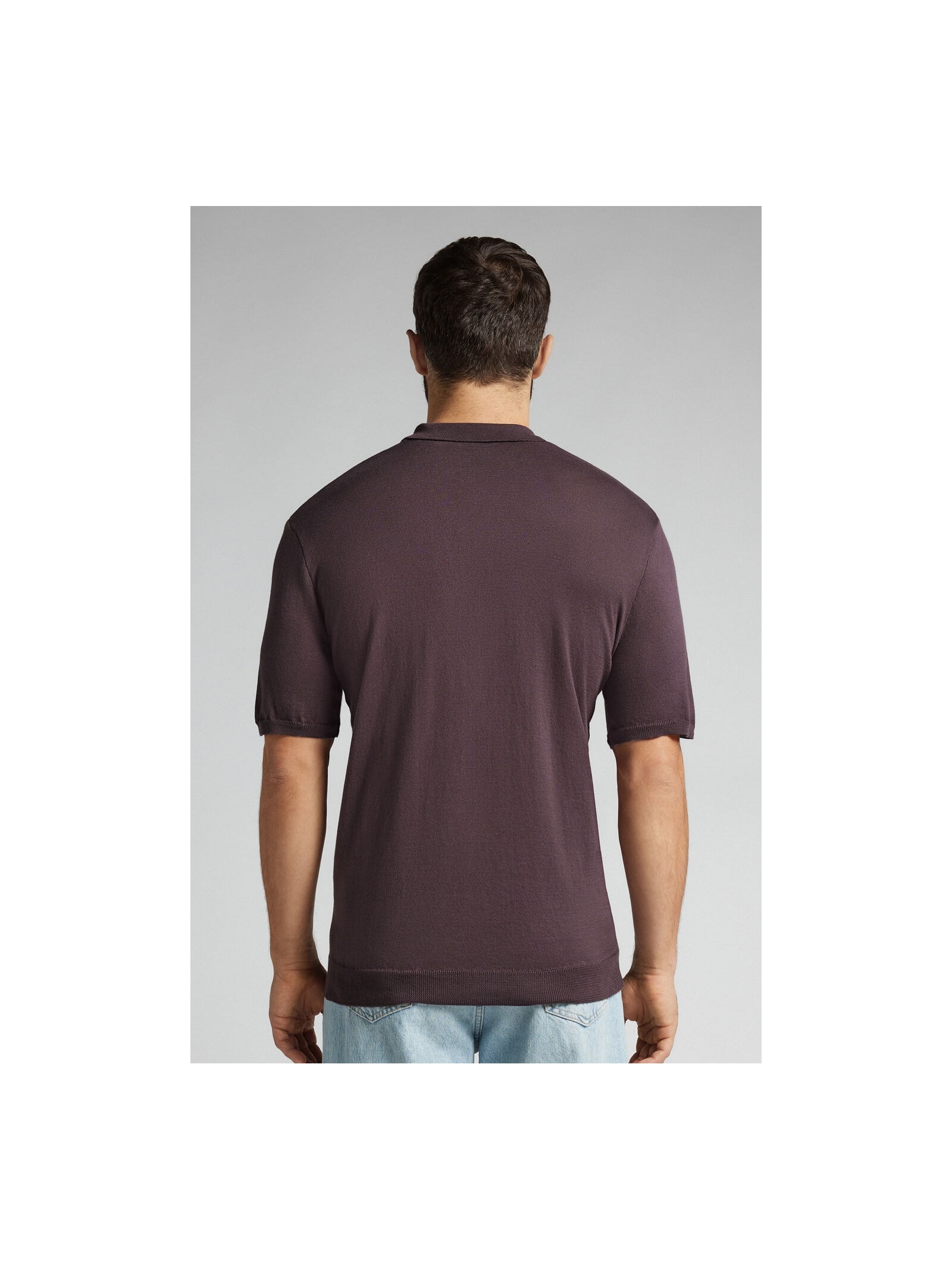 Camiseta Polo Em Algodão Marrom Intimissimi