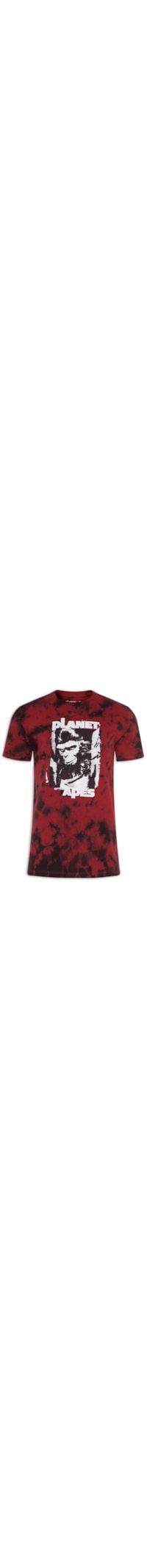 Camiseta Pota X Surge Tie Dye - Vermelho