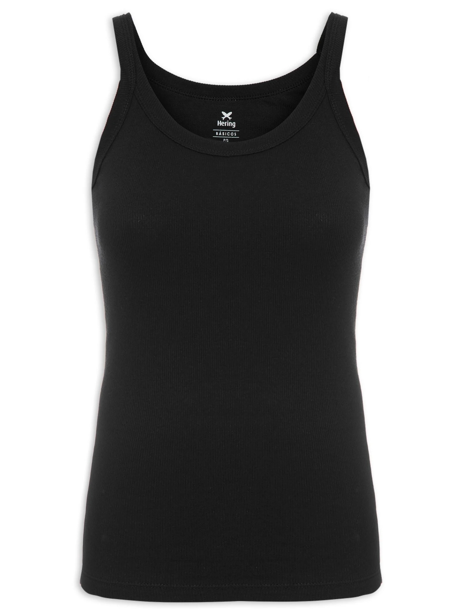 Camiseta Regata Fem Preto Hering