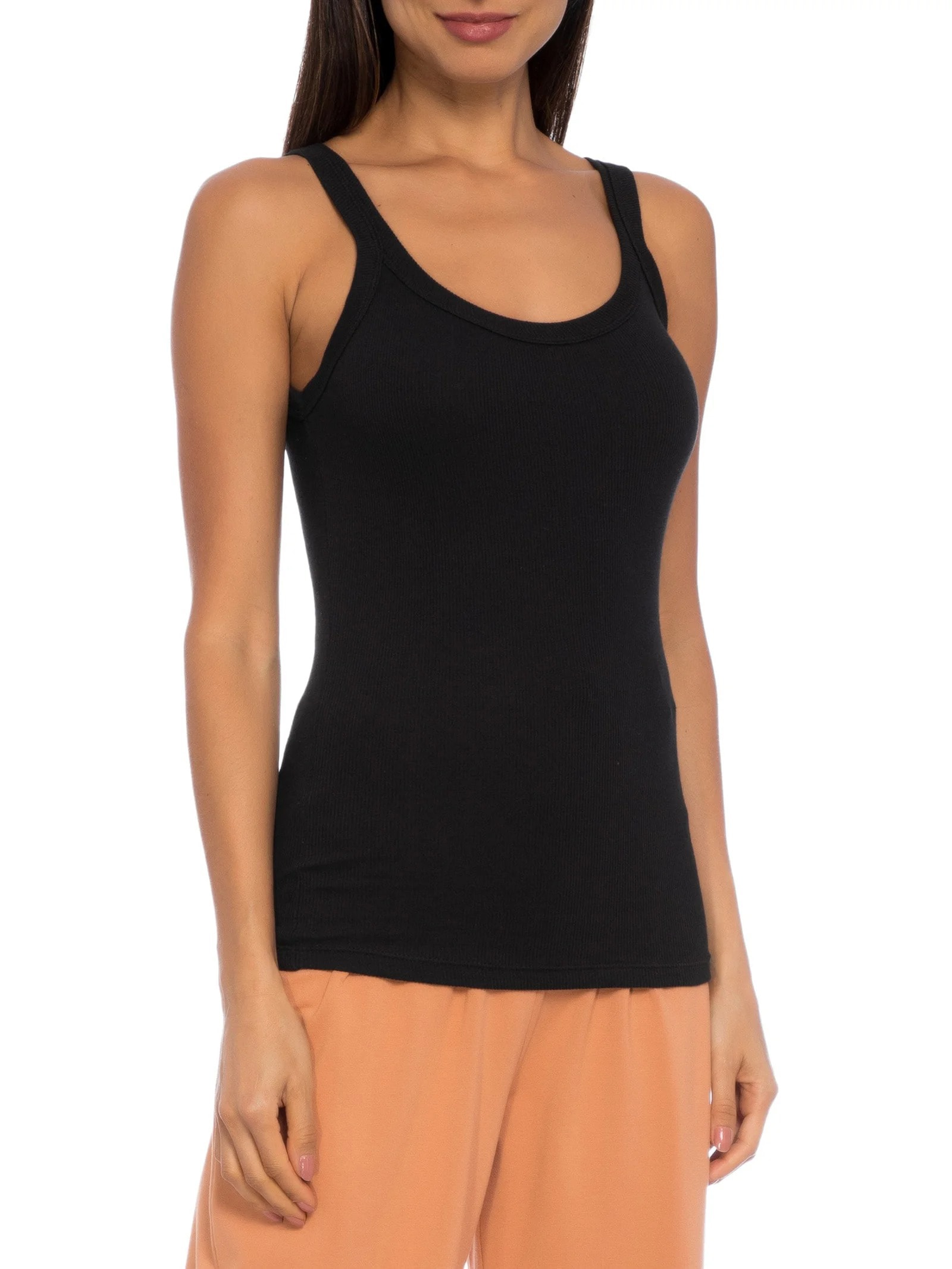 Camiseta Regata Fem Preto Hering