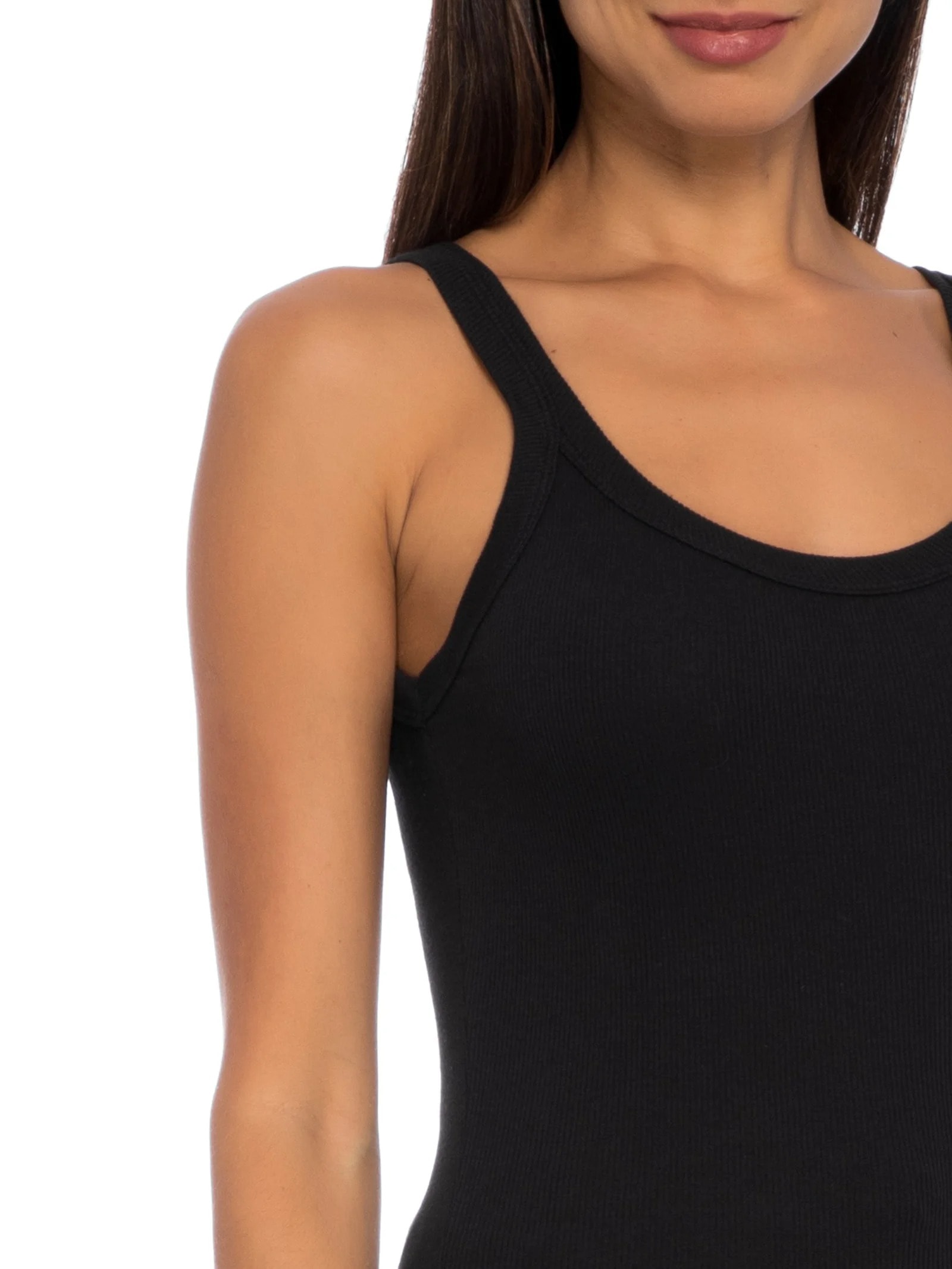 Camiseta Regata Fem Preto Hering