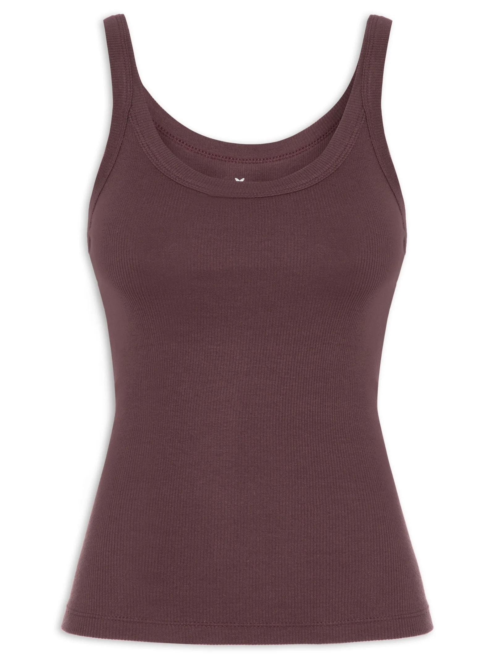 Camiseta Regata Feminina Vinho Hering