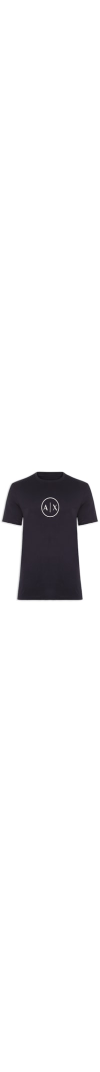 Camiseta Regular Fit Logo A|X Círculo - Azul