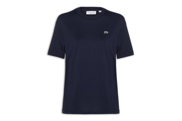 Camiseta Relaxed Fit Algodão Pima - Azul
