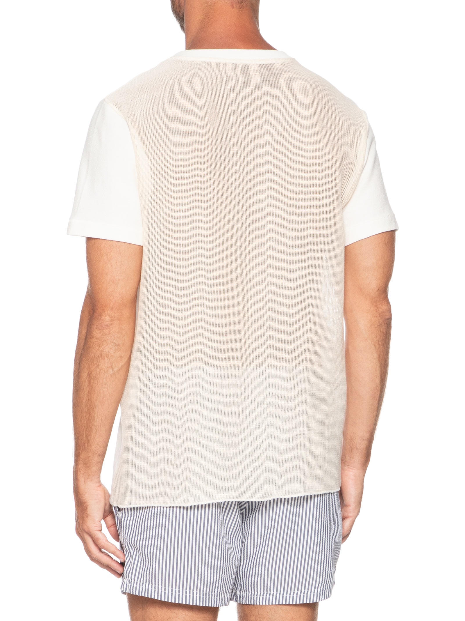 Camiseta Rustic Veleiro Back Manga Curta Off White Osklen