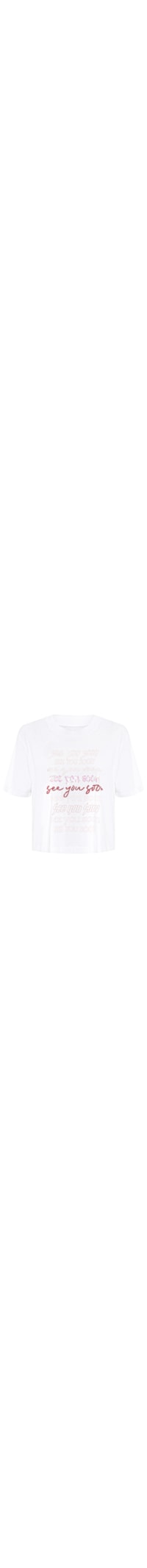 Camiseta See You Soon - Off White