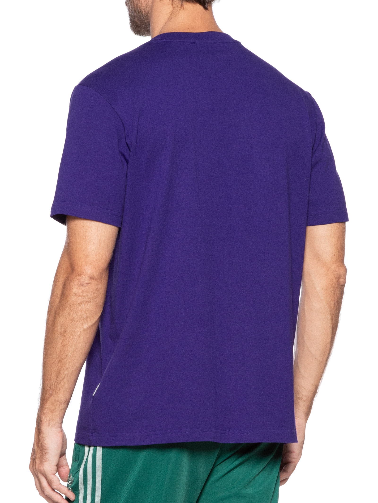 Camiseta Skeleton Trefoil Roxo Adidas Originals