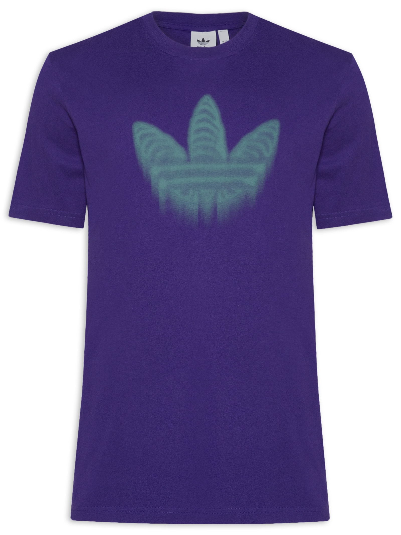 Camiseta Skeleton Trefoil Roxo Adidas Originals