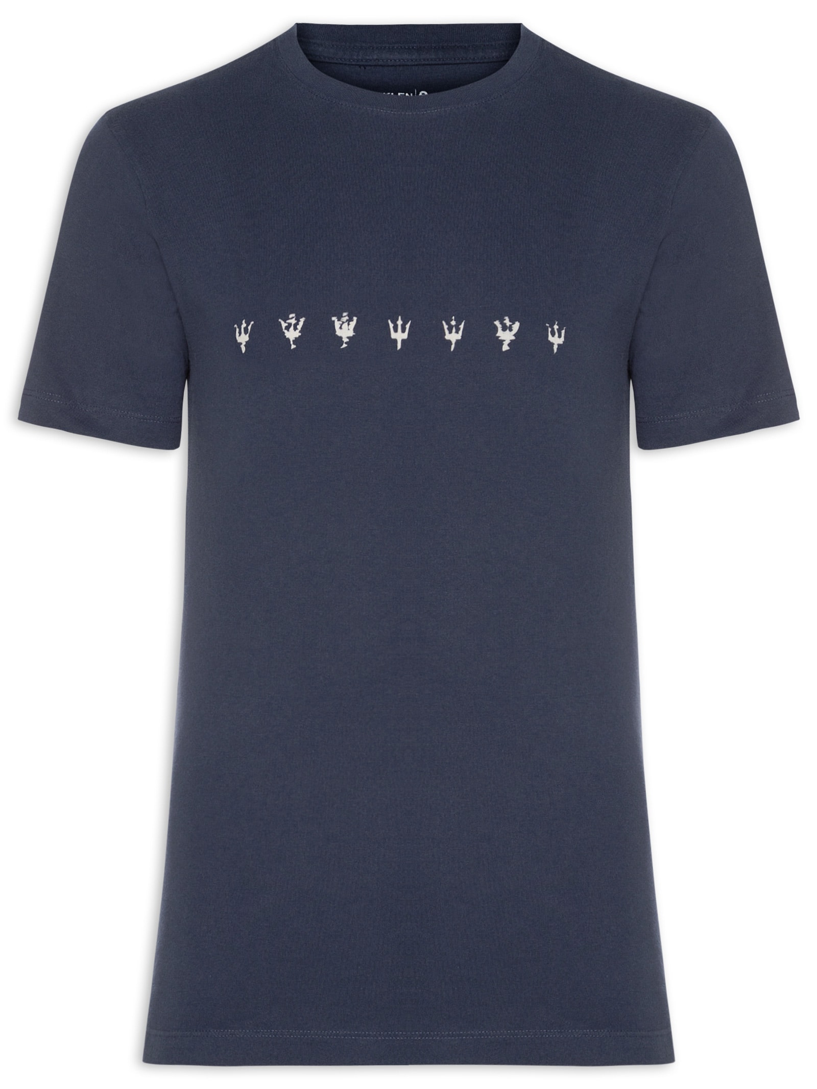 Camiseta Slim Vintage Underwater Azul Osklen