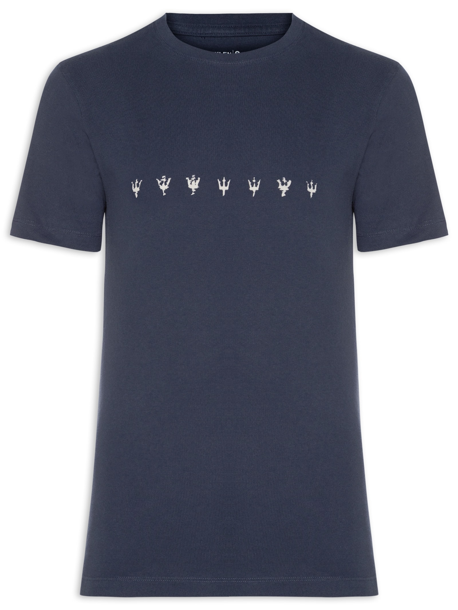 Camiseta Slim Vintage Underwater Azul Osklen