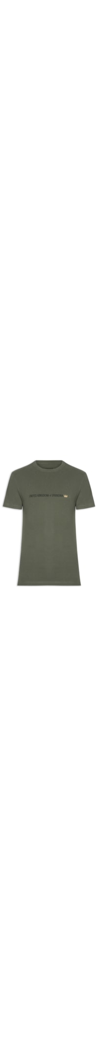Camiseta Slim Vintage United Kingdom - Verde