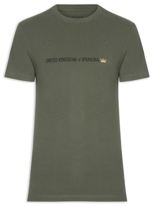 Camiseta Slim Vintage United Kingdom – Verde