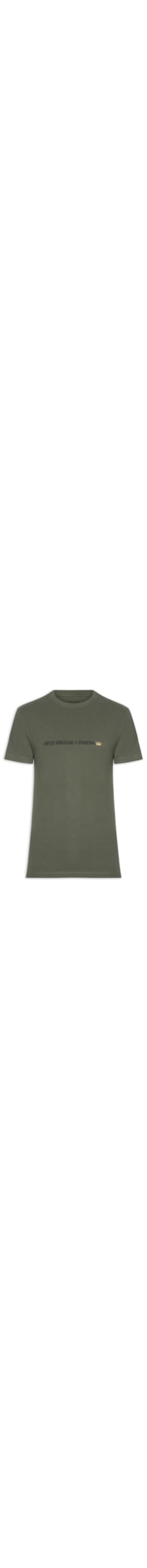 Camiseta Slim Vintage United Kingdom - Verde